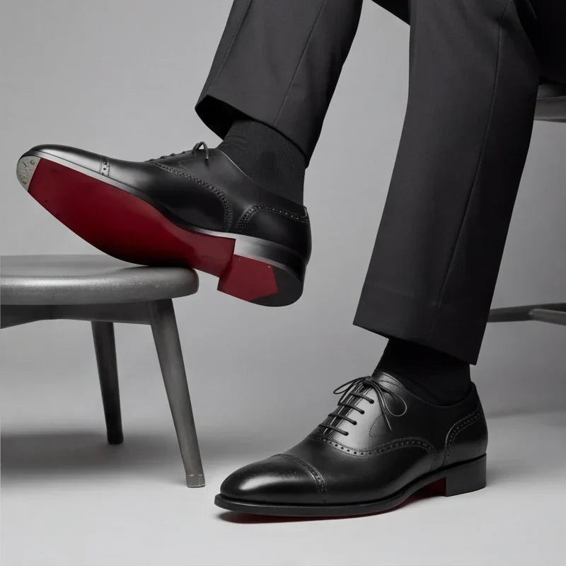 Arvid - Scarpe Oxford premium a punta tonda
