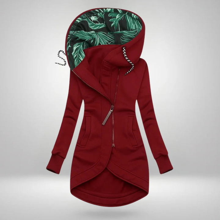 Effie - Cappotto con cappuccio resistente alle intemperie