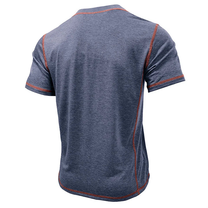 Bardwell - T-shirt Henley morbida al tatto