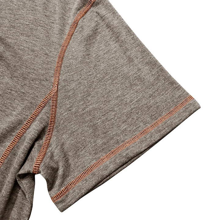 Bardwell - T-shirt Henley morbida al tatto
