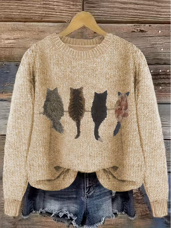 Velara - Maglione lavorato a maglia morbido al tatto