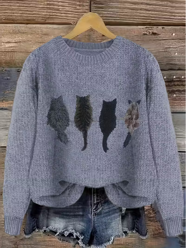 Velara - Maglione lavorato a maglia morbido al tatto