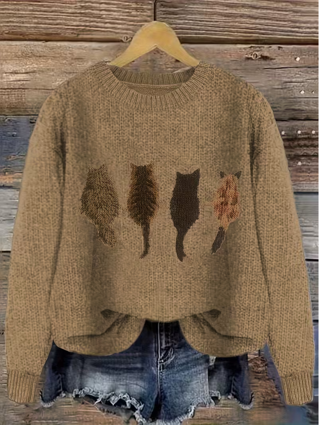 Velara - Maglione lavorato a maglia morbido al tatto