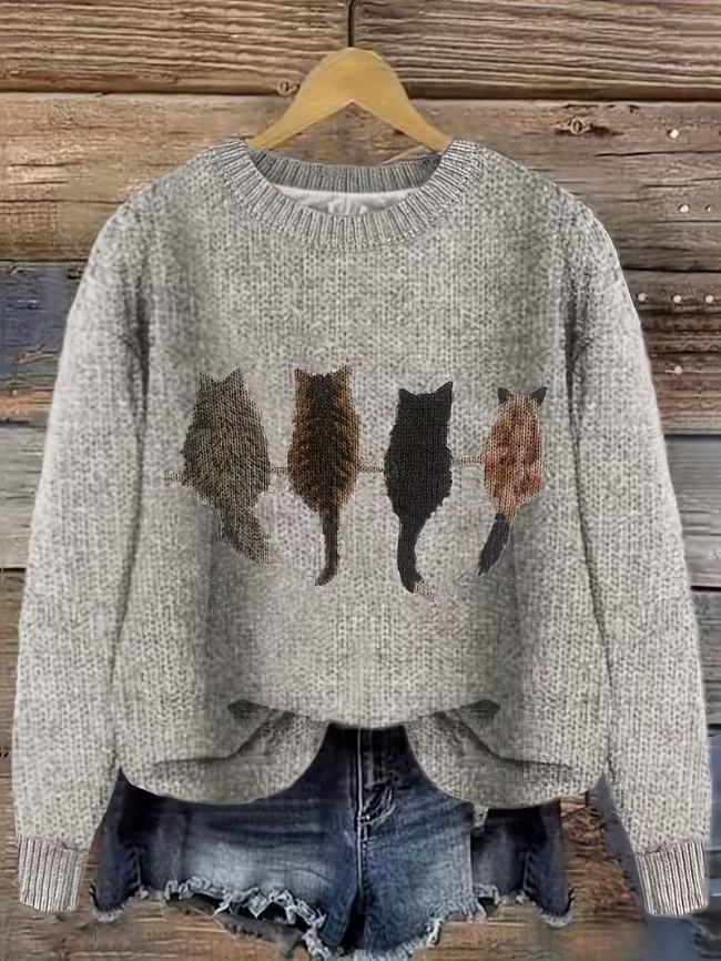 Velara - Maglione lavorato a maglia morbido al tatto