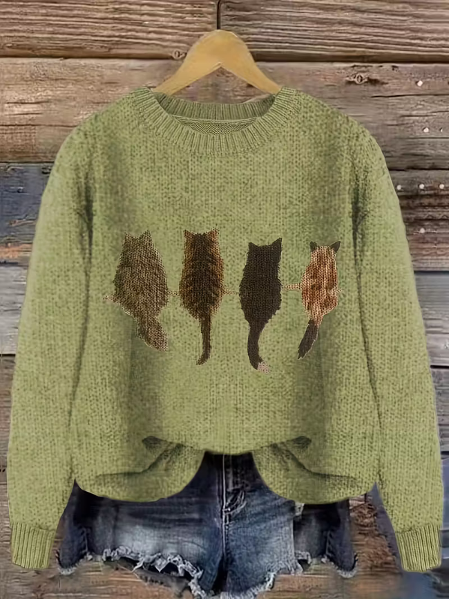 Velara - Maglione lavorato a maglia morbido al tatto