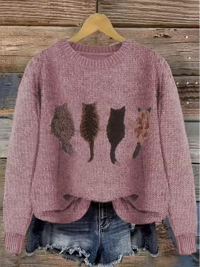 Velara - Maglione lavorato a maglia morbido al tatto