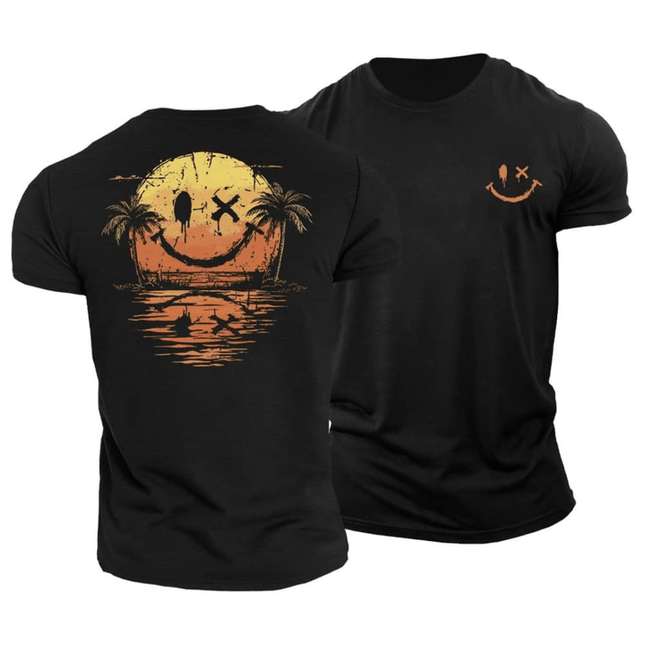 Dunmore - T-shirt soft touch con stampa grafica