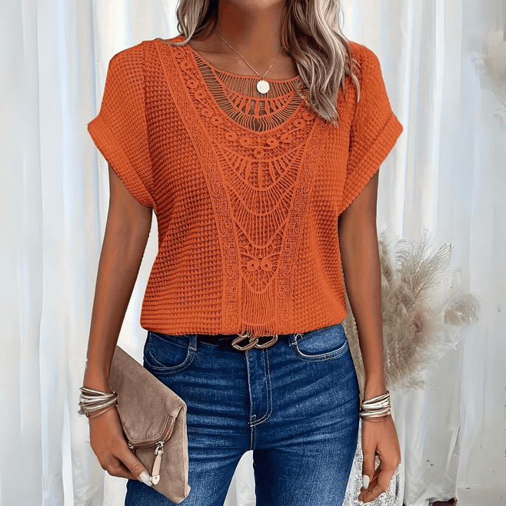 Florisa - Top all'uncinetto