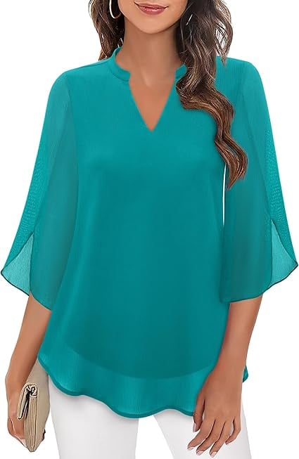 Zanyelle - Blusa a strati dalla mano morbida