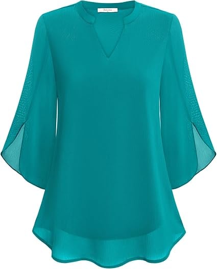 Zanyelle - Blusa a strati dalla mano morbida