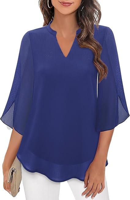 Zanyelle - Blusa a strati dalla mano morbida