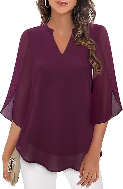 Zanyelle - Blusa a strati dalla mano morbida