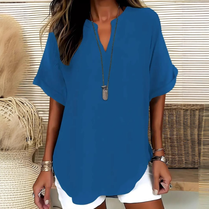 Laurel - Blusa leggera con scollo a V