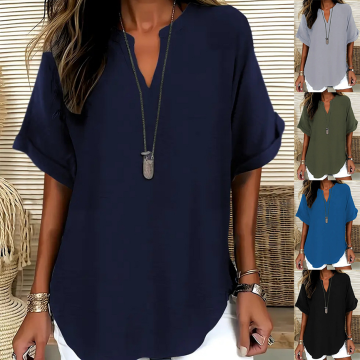 Laurel - Blusa leggera con scollo a V