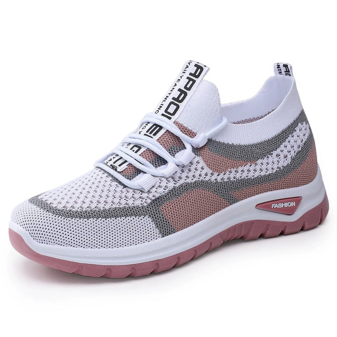Xarae - Sneakers da running leggere ammortizzate con lacci