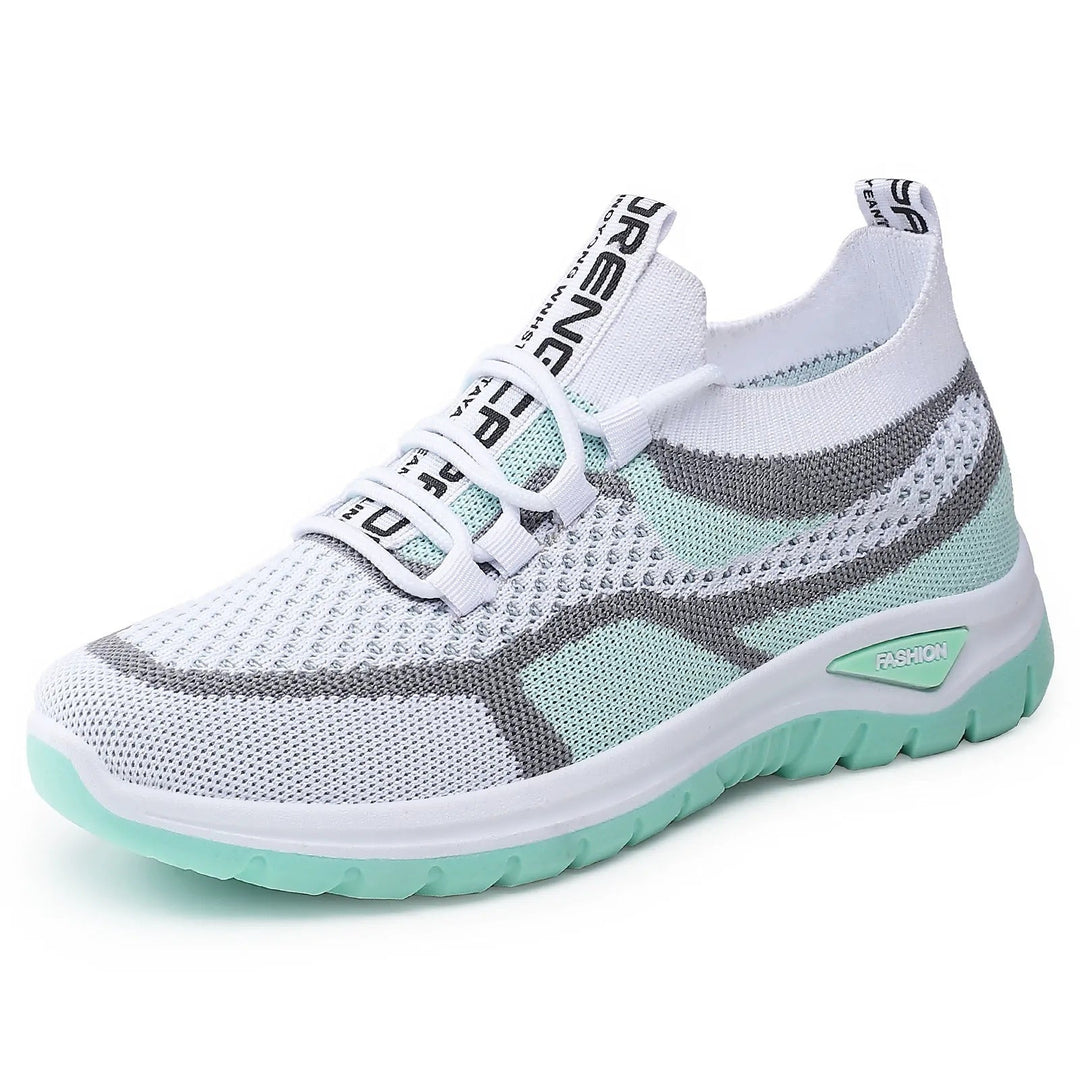 Xarae - Sneakers da running leggere ammortizzate con lacci