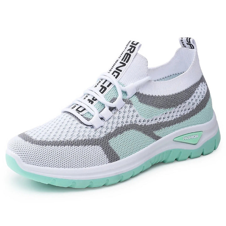Xarae - Sneakers da running leggere ammortizzate con lacci