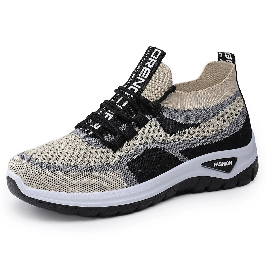 Xarae - Sneakers da running leggere ammortizzate con lacci