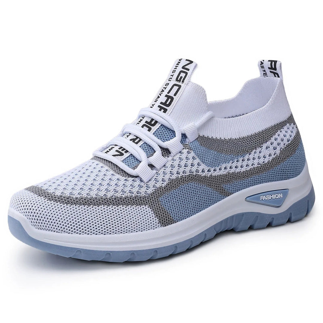 Xarae - Sneakers da running leggere ammortizzate con lacci