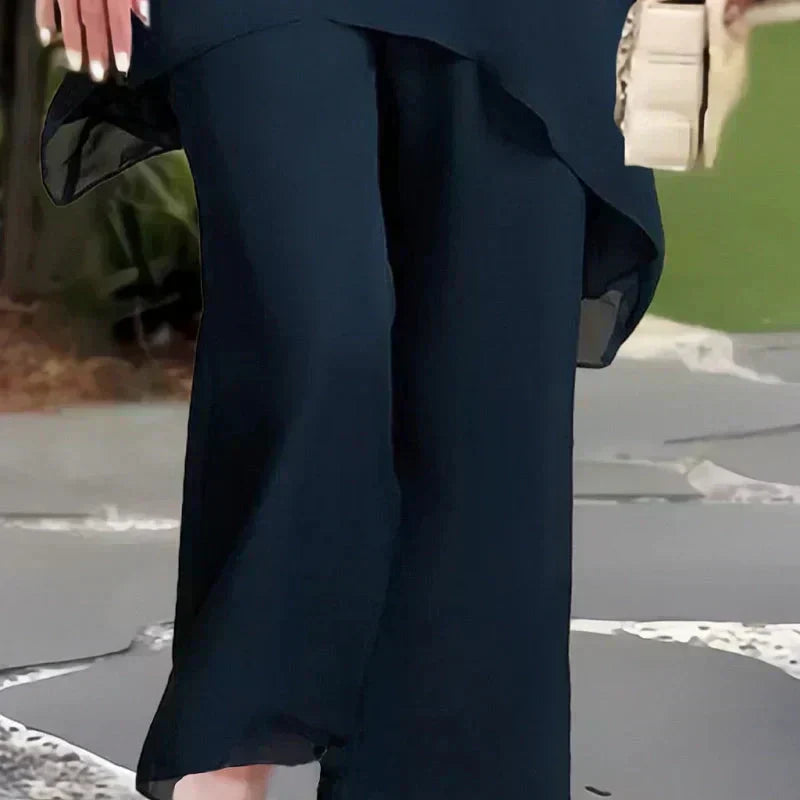 Jessenia - Coordinato con tunica a strati e pantaloni
