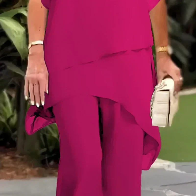 Jessenia - Coordinato con tunica a strati e pantaloni