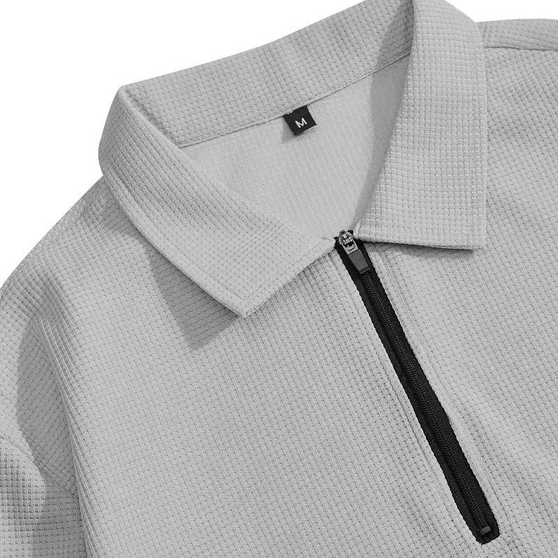 Vexar - Completo loungewear con zip a un quarto in tessuto morbido