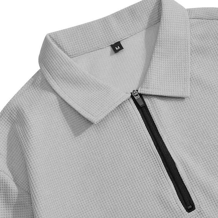 Vexar - Completo loungewear con zip a un quarto in tessuto morbido