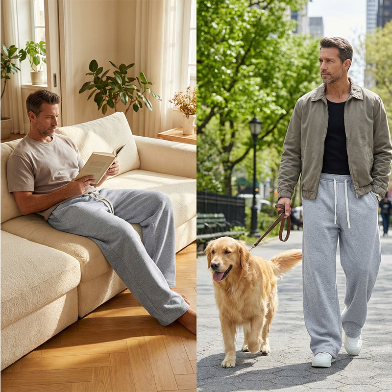 Terinor - Pantaloni soft touch con coulisse