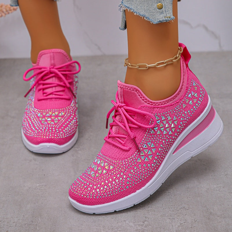Luriya - Sneakers con strass scintillanti