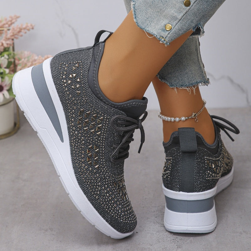 Luriya - Sneakers con strass scintillanti