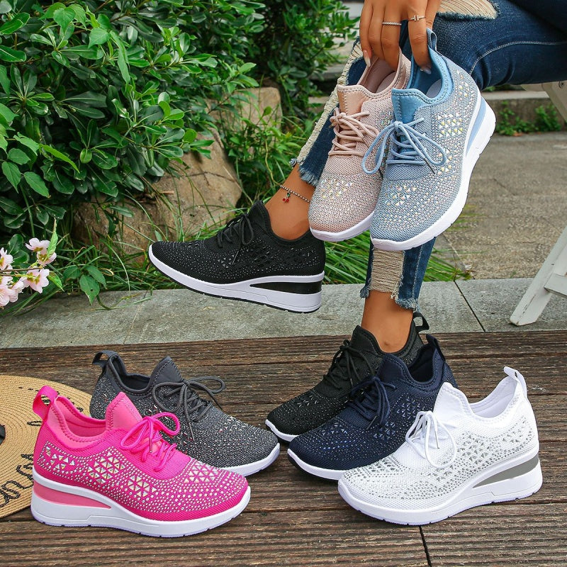 Luriya - Sneakers con strass scintillanti