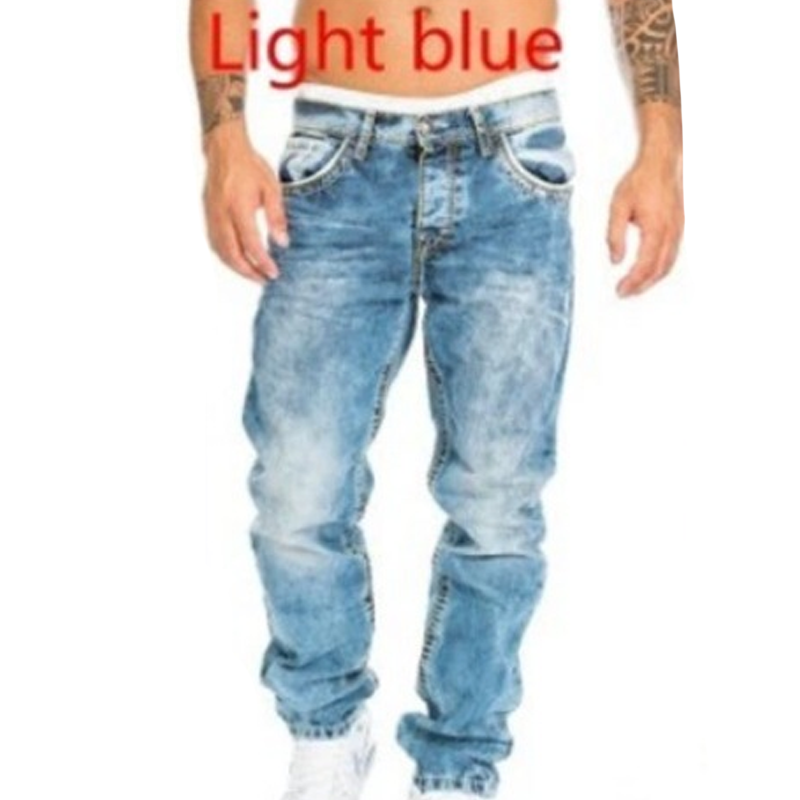 Dario - Jeans a gamba dritta con lavaggio vintage