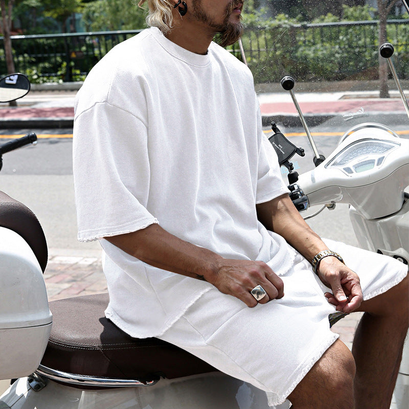 Eamon - Coordinato oversize con T-shirt e shorts