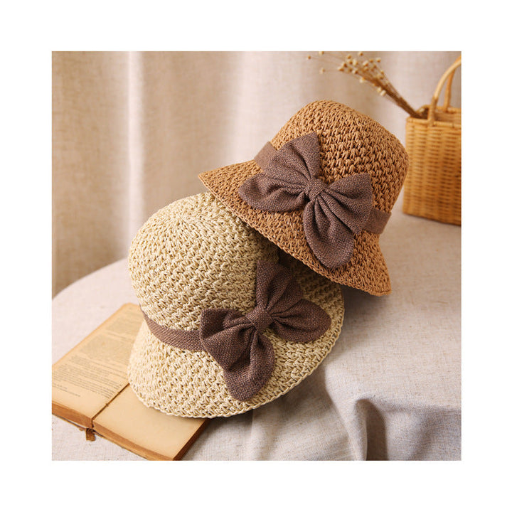 Coralie - Cappello a tesa larga artigianale con fiocco