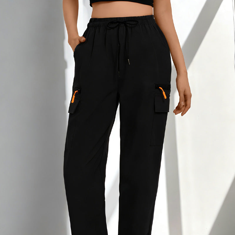 Becca - Pantaloni cargo con coulisse