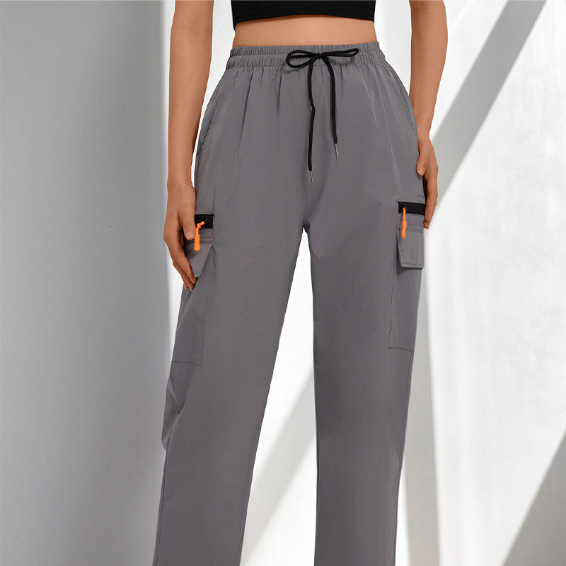 Becca - Pantaloni cargo con coulisse