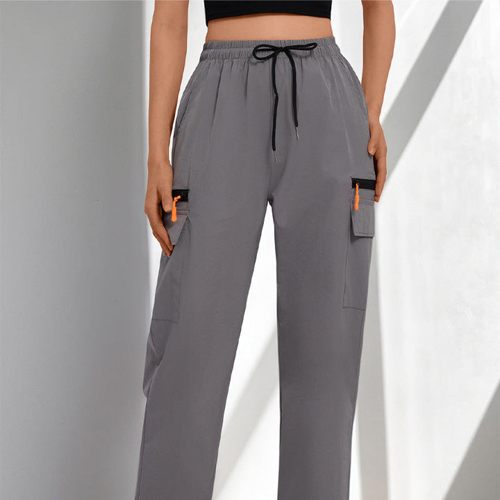 Becca - Pantaloni cargo con coulisse