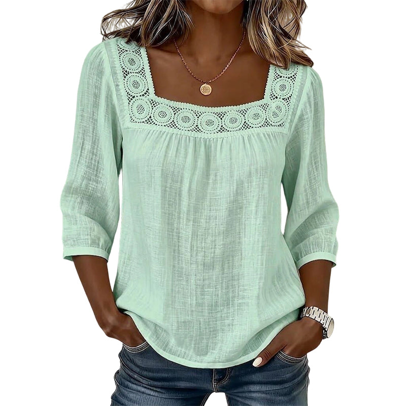 Sadie - Blusa in lino leggero