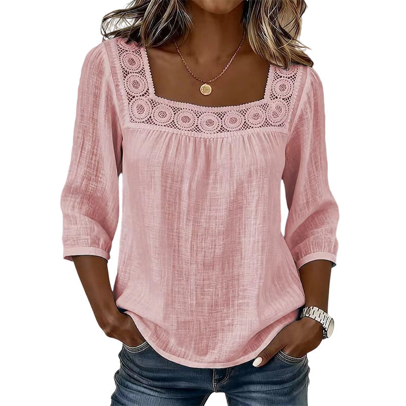 Sadie - Blusa in lino leggero