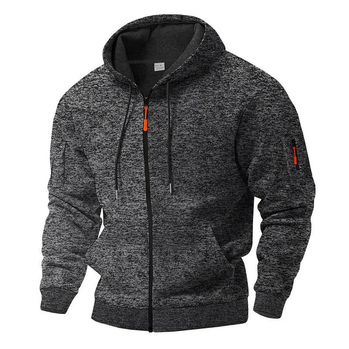 Daemor - Giacca full zip con cappuccio per tutte le stagioni