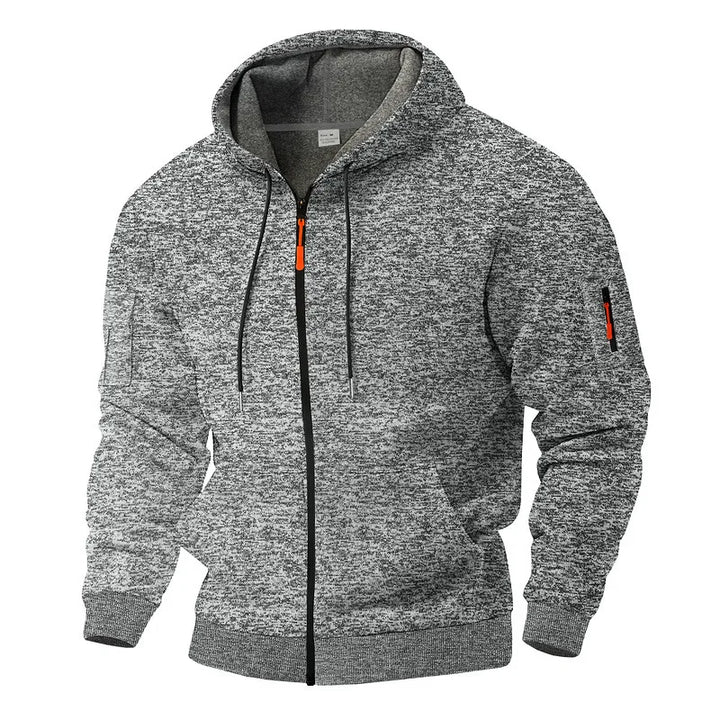 Daemor - Giacca full zip con cappuccio per tutte le stagioni