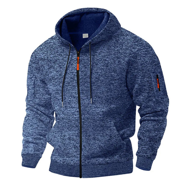Daemor - Giacca full zip con cappuccio per tutte le stagioni