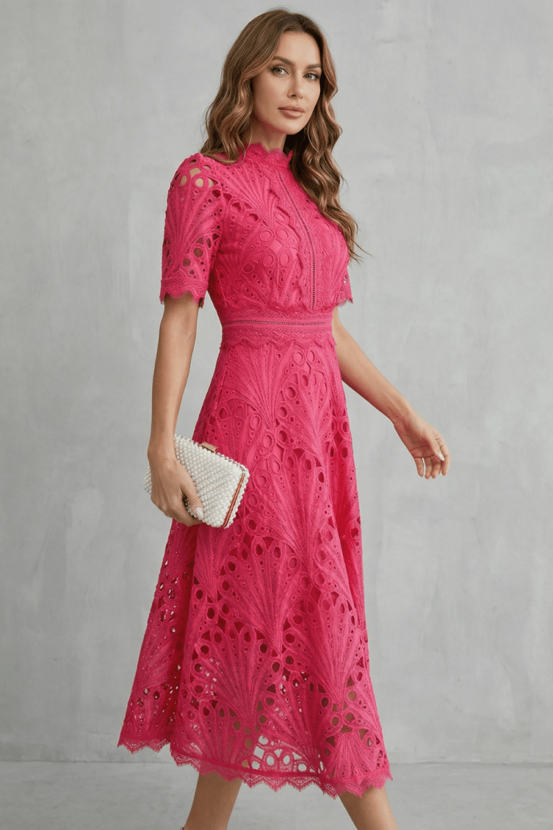 Amaline - Abito midi A-line delicato