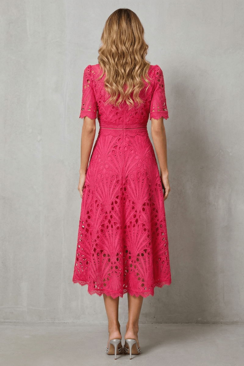 Amaline - Abito midi A-line delicato