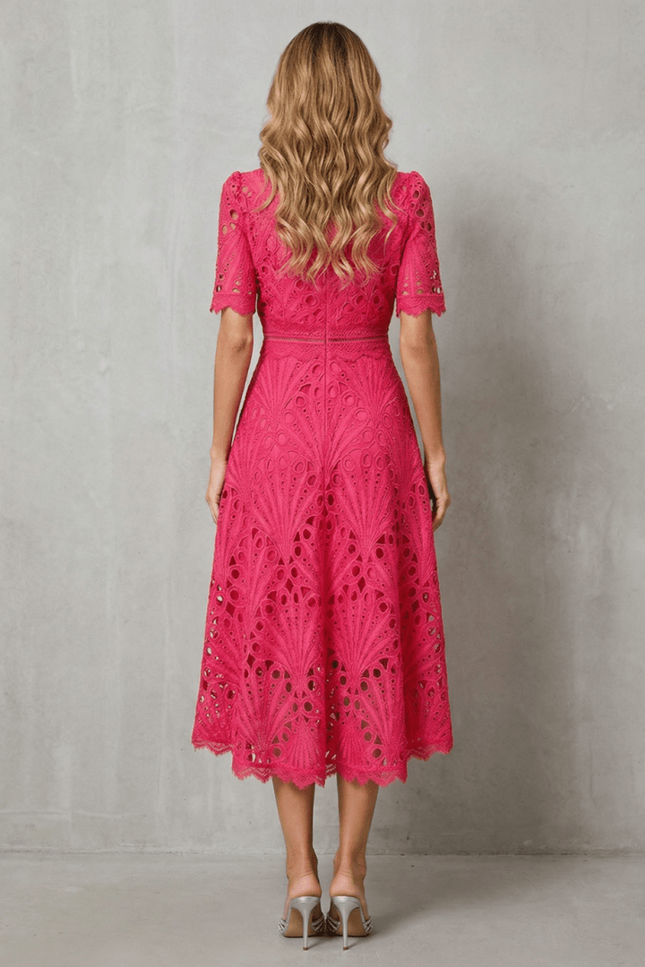 Amaline - Abito midi A-line delicato
