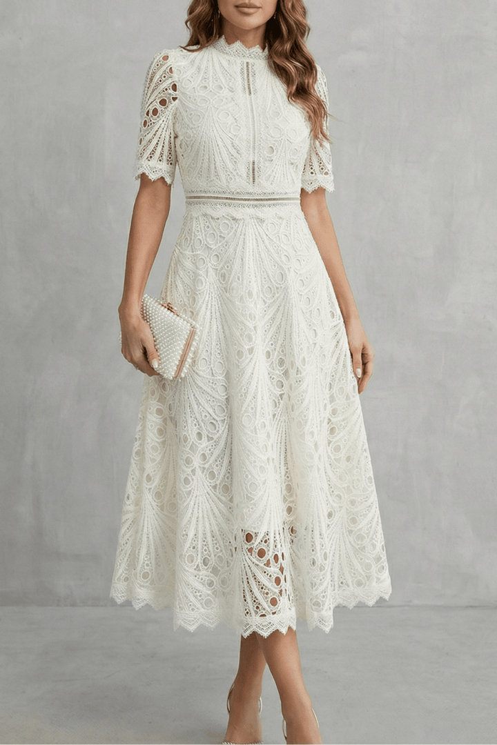 Amaline - Abito midi A-line delicato