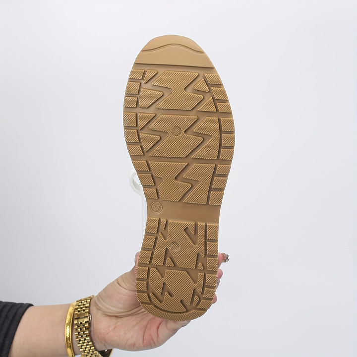 Novessia - sandali con zeppa e plateau con dettagli cut-out
