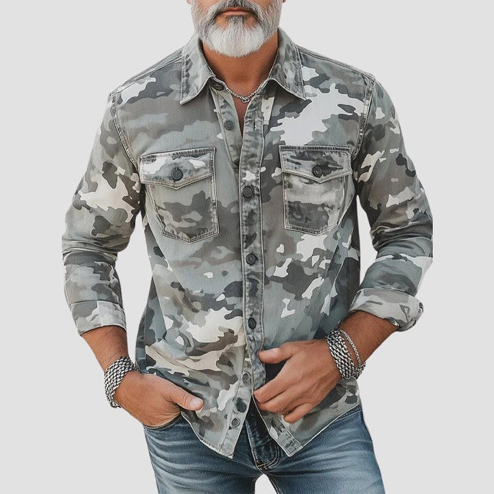 Cassiel - Camicia mimetica soft touch
