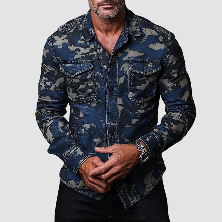 Cassiel - Camicia mimetica soft touch