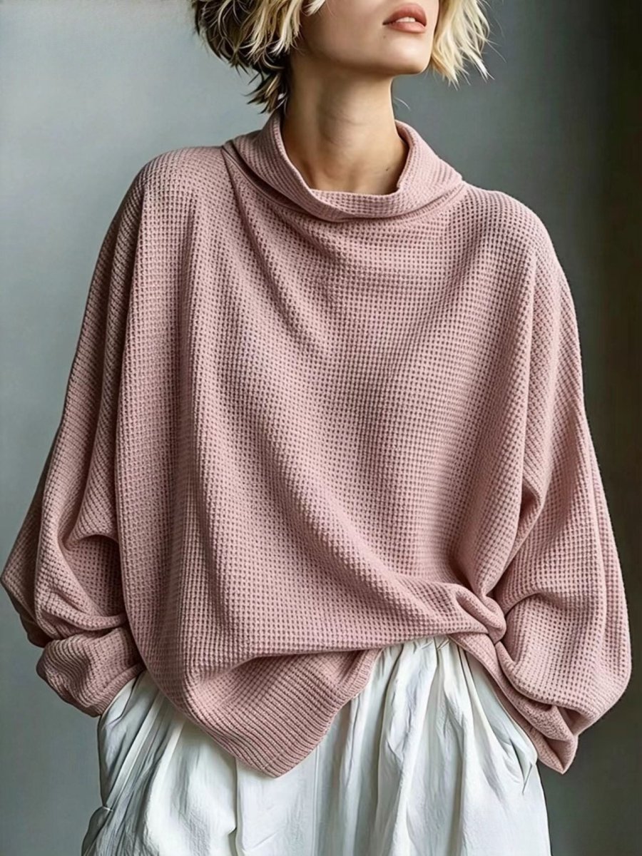 Aella - Maglia oversize con collo alto lavorato